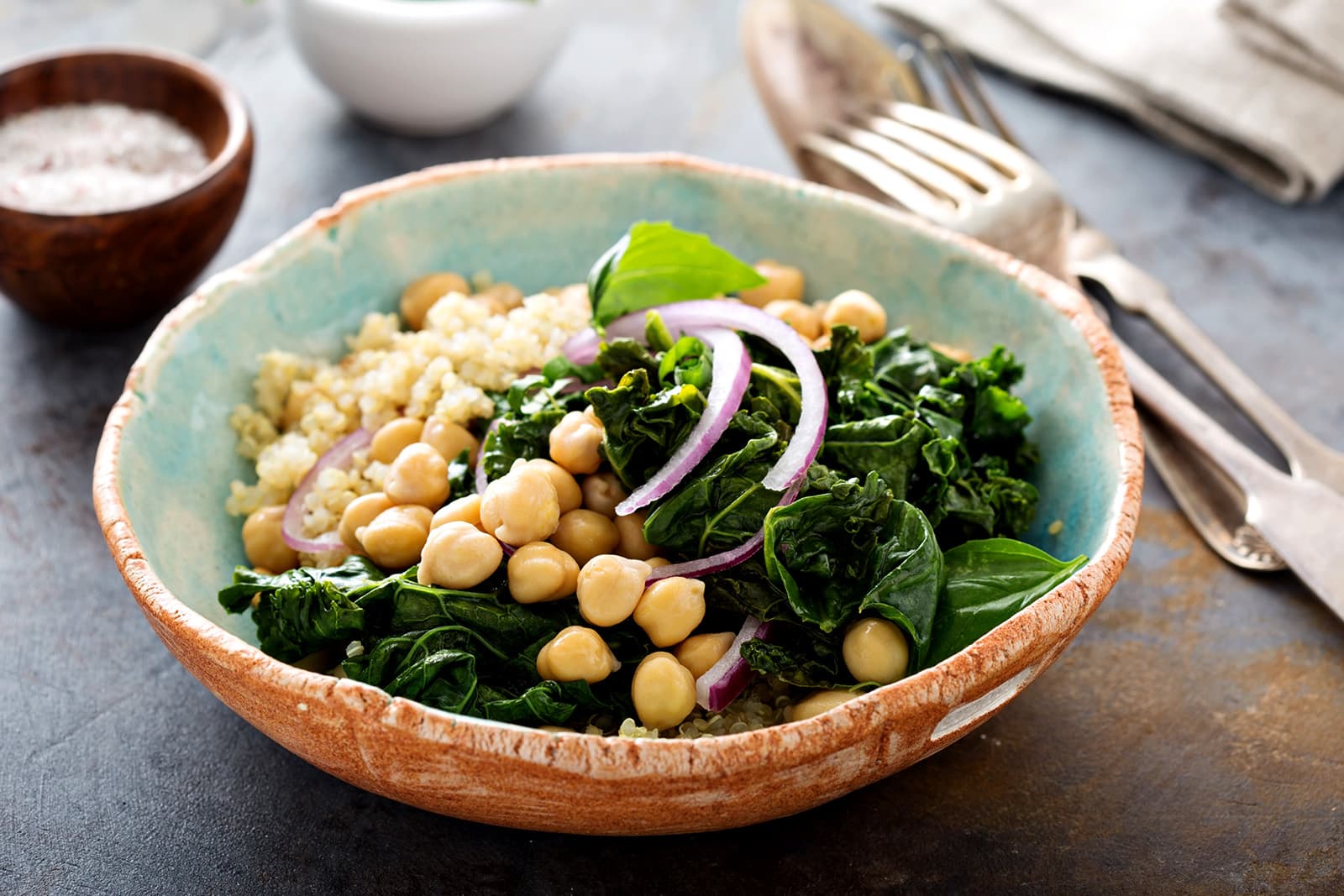 Chickpea Grain Bowl with Amber Root Base Blend