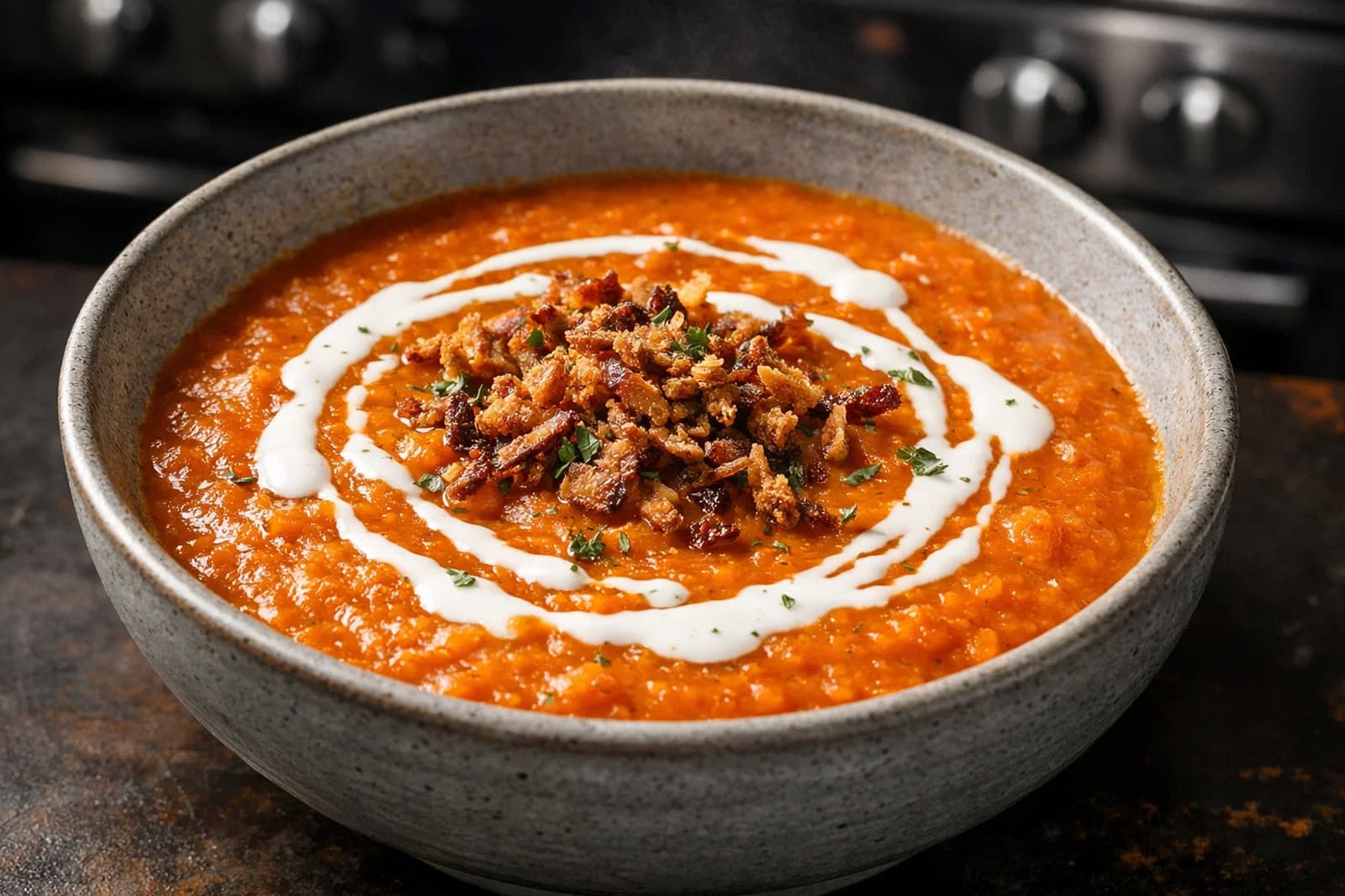 Red Lentil Soup with Amber Root Base Blend