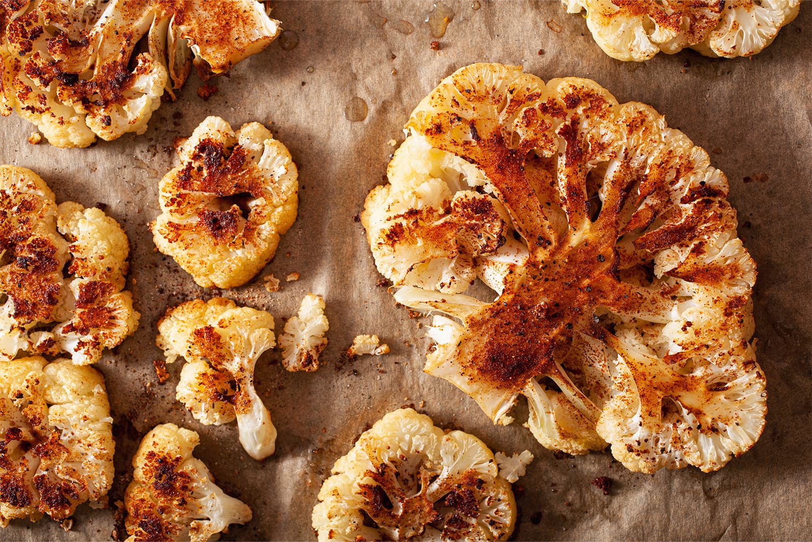 Roasted Cauliflower with Amber Root Base Blend