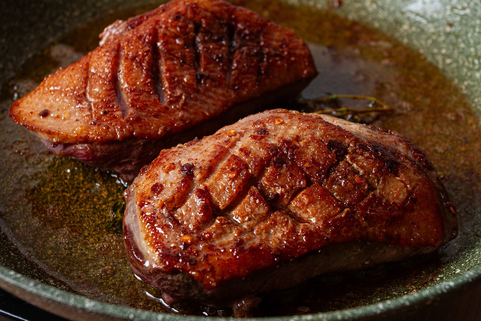 Seared Duck Breast with Black Orchard Blend