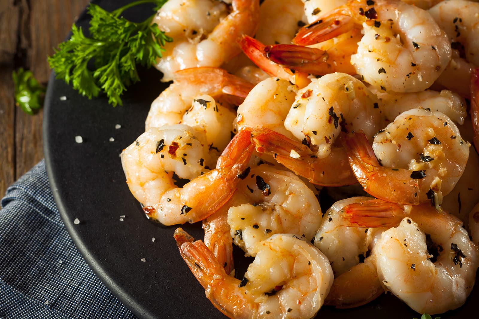 Citrus Honey Shrimp Finished with Scarlet Citrus Fire