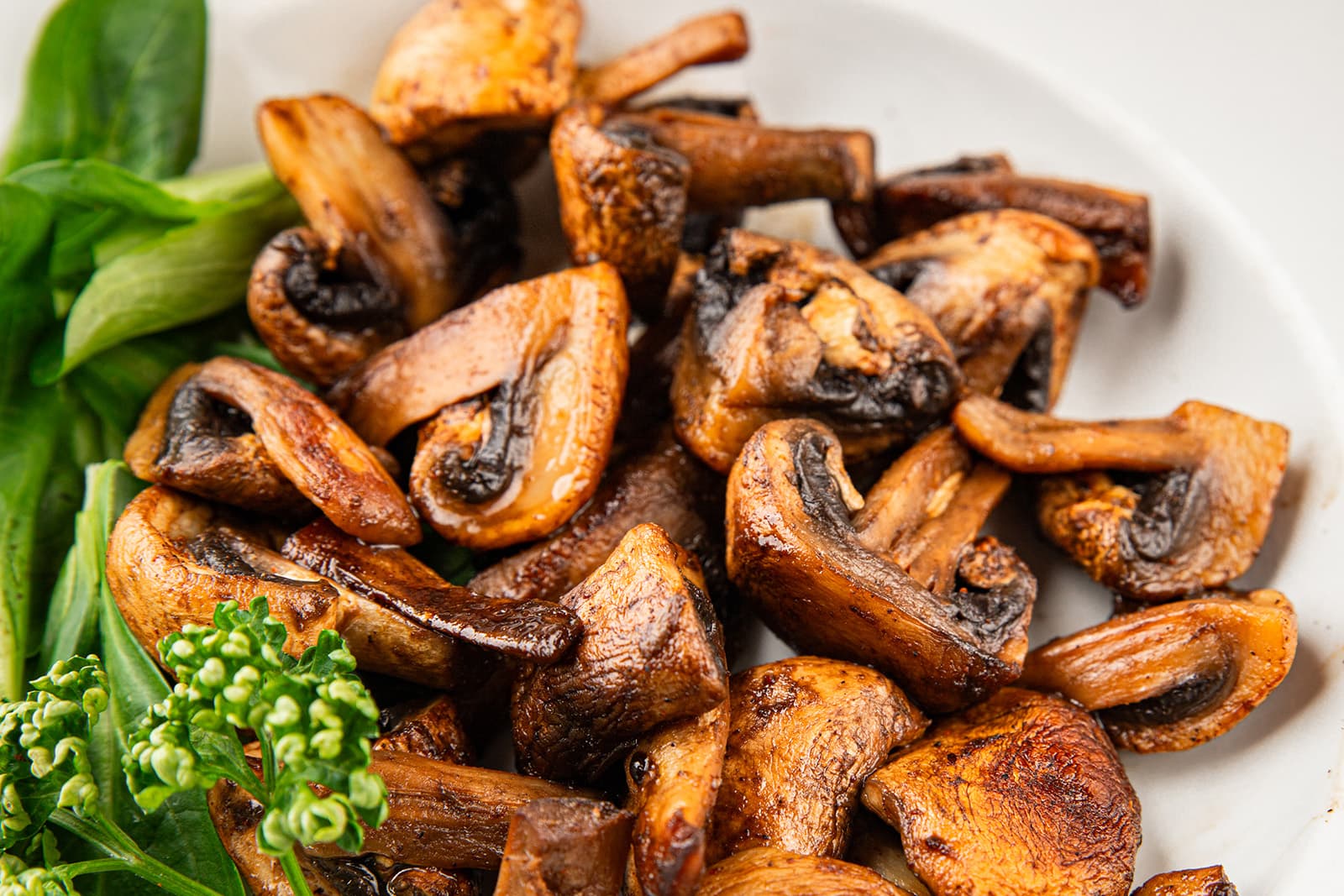 Crimson Ember-Crusted Mushrooms