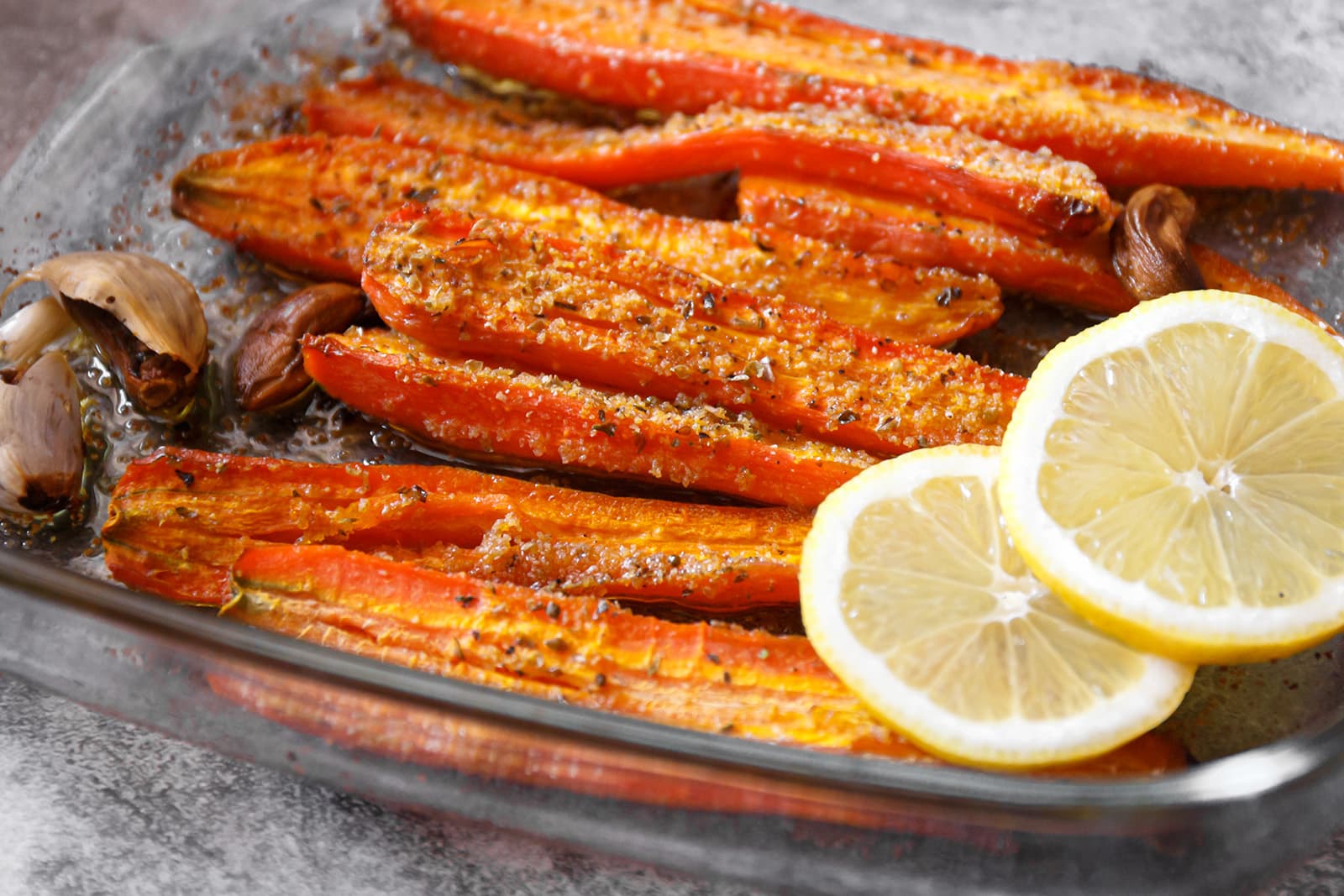 Roasted Carrots with Golden Citrus Shore & Yogurt